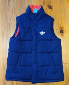 アディダスオリジナルス ネイビー ダウンベスト　Mサイズ