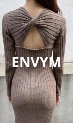 ENVYM ニットワンピース