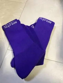 Supreme ソックス パープル