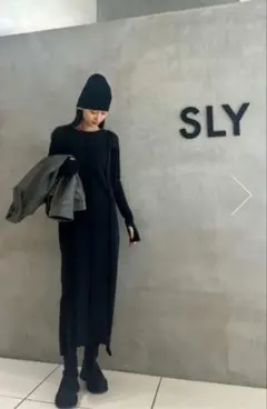 SLY☆REMAKE RIB CUT ロングワンピース