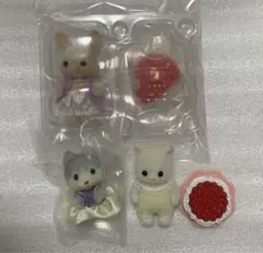 シルバニアファミリー　ペルシャネコ　ハスキー　みるくうさぎ　赤ちゃん