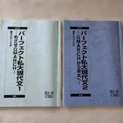 パーフェクト私大現代文1&2 セット 2023年版