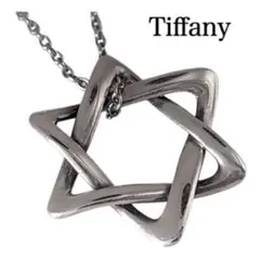 【美品】Tiffany ティファニー ダビデ 星 ヘキサグラム ネックレスのサムネイル