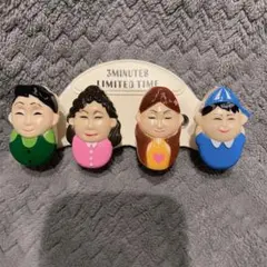 キャラクター歯ブラシ立て 4人セット