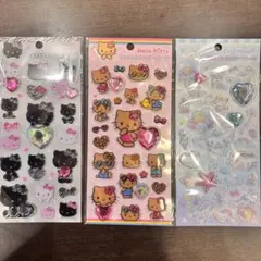 正規品☆キラキララインストーンシール サンリオ 3点セット