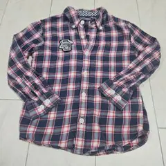 TOMMY HILFIGER チェックシャツ 104 100 110 キッズ
