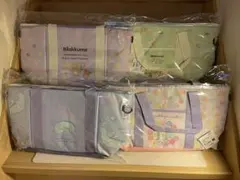 すみっこぐらし、リラックマ、ショルダー付き保冷バック4点セット