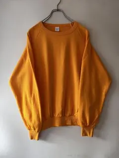 a*r様 No.6050 USA製 無地スウェット オレンジ 古着