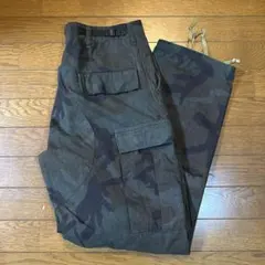 【人気】カーゴパンツ　迷彩　ウッドランドカモW31L34