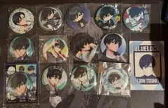 ブルーロック　糸師凛　缶バッジ　カード　14点