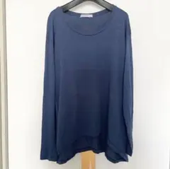 美品◇STATESIDE 変形アシンメトリーロンT アメリカ製 くすみブルーのサムネイル