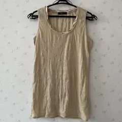 COMME CA ISM タンクトップ ベージュ Fサイズのサムネイル