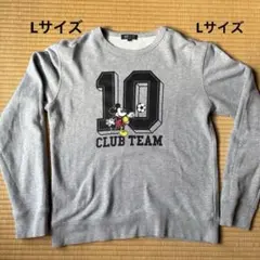 BEAMS HEART ミッキーマウス スウェット　メンズ