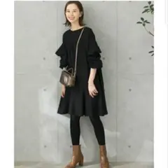 【新品未使用】アーバンリサーチ ロッソ　前後2WAYワンピース　定価1.7万円のサムネイル
