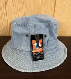 【新品未使用】newhattan ハット1530 Bucket Hat デニム