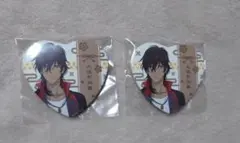 刀剣乱舞　花丸　ハート缶バッジ　大倶利伽羅　2点セット