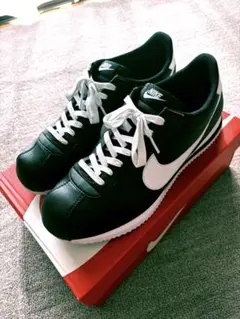 Nike Cortez Lether Black & White 29.5cm