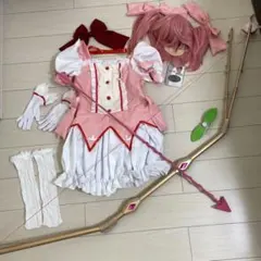 まどか　コスプレ　魔法少女まどか マギカ　武器　弓　衣装　ウィッグ　鹿目まどか