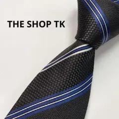 THE SHOP TK ショップティーケー　ネクタイ　シルク　チャコール