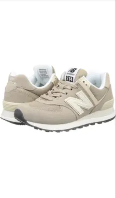 New Balance 574 ベージュ スニーカー27.0cm U574WO2