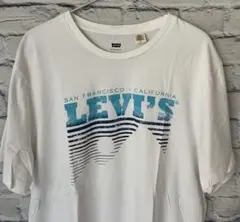 リーバイスLevi.s プリントTシャツLサイズ ホワイト中古