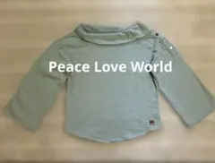 ☆☆[Peace Love World]ボートネックトップス長袖☆☆