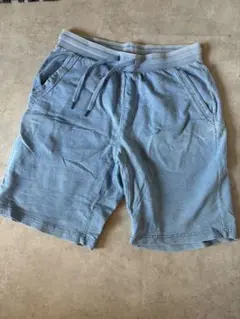 GU スウェットハーフパンツ デニム風