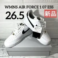 NIKE WMNS AIR FORCE 1 07 ホワイト ブラック 26.5のサムネイル