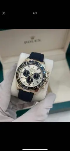 ROLEX クロノグラフ 腕時計 アイボリー