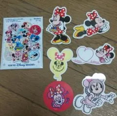 東京ディズニーリゾート ミニーマウス ステッカー シール ６枚セットのサムネイル