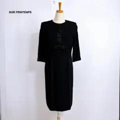 SOIR PRINTEMPS ブラックフォーマル ワンピース 礼服 9AR