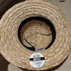 麦わら帽子 本物　タグ付き