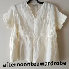 afternoonteawardrobe　ピンタック ティアード ブラウスのサムネイル