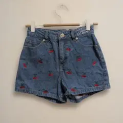 【Jenni Love】 チェリー刺繍デニム半ズボン
