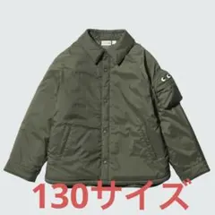 アニヤ　パフテックジャケット　130 UNIQLO カーキ　新品　タグ付き