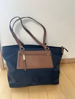 コールハーン　ネイビー ナイロン ビジネスバッグ