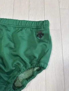 デサントDESCENTEバレーボールパンツ緑色　サイズL