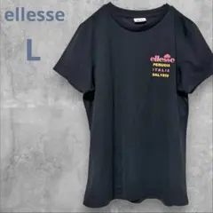 エレッセ Tシャツ 半袖 ブラック L スポーツウェア メッシュ生地 伸縮性有りのサムネイル
