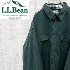 LLBEAN メンズXXL 長袖シャツ ハリケーンシャツ ネルシャツ - メルカリ