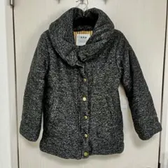 美品 ikka イッカ コート ブラック 130cmのサムネイル