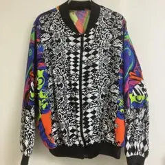 アメリカ古着 派手柄 ジャンパー 春夏 ユニセックス