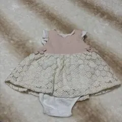 フリル付きレースワンピース 80cm