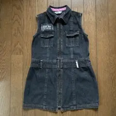 FAMILY PLOT デニムワンピース ジャンパースカート サイズ130