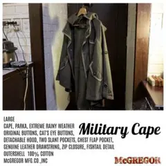 【SPECIALs】 MCGREGOR Military Poncho Capeのサムネイル