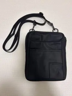 無印良品ブラック ショルダーバッグ