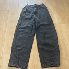 GU デニム ワイドパンツ L（160）サイズのサムネイル