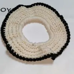 ハンドメイド ニット シュシュ