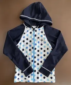 ラッシュガード 前あき　フード付