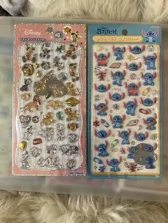 ボンボンドロップシール、スティッチ、プチドロクラシック、ピノキオ