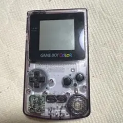 ゲームボーイカラー クリアパープル ジャンク